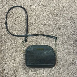Steve Madden Black Crossbody Bag with Adjustable Strap